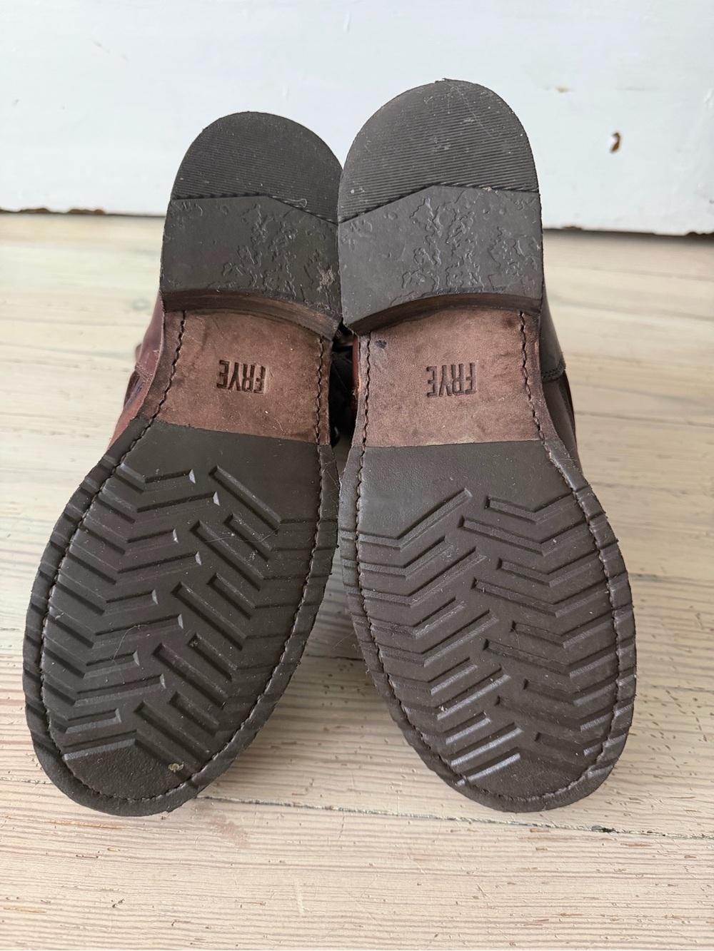 Frye Veronica Flex Short Leather Boot - Brown - Picture 8 of 10